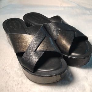 KORK EASE SABRINA PLATFORM SLIDE SANDAL